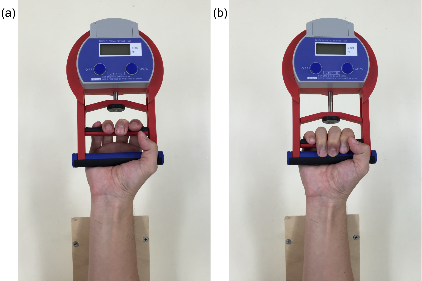 Effects of grip force on median nerve deformation at different wrist